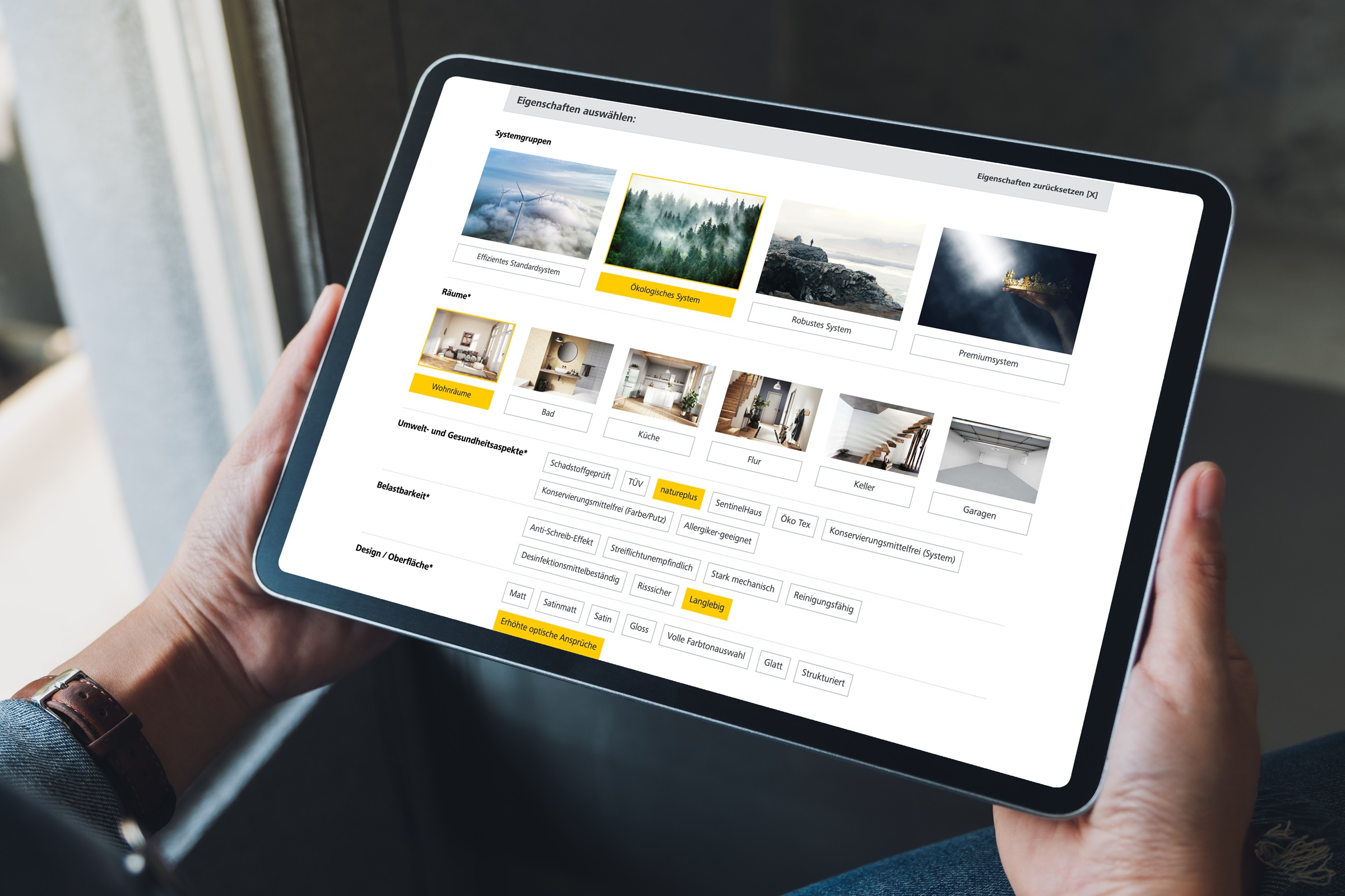 Der Sto-Innenraumsystem-Konfigurator spart Zeit, Nerven und Geld.