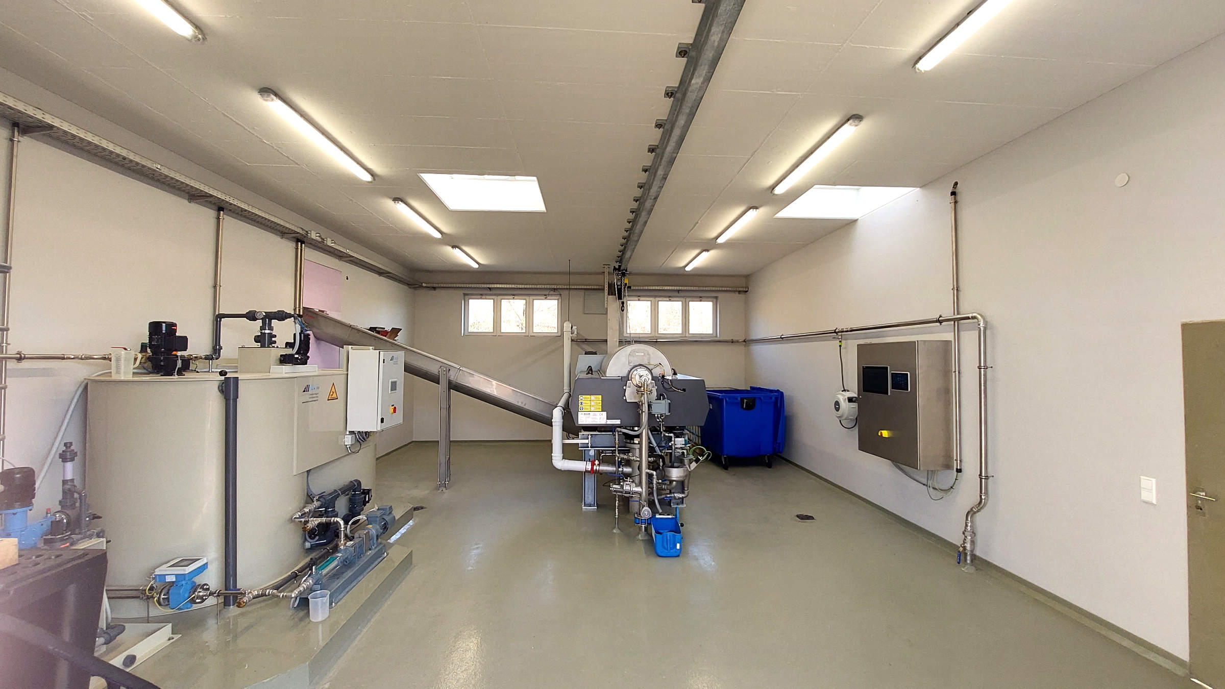 Objektreport Sanierung: Schlammentwässerung der Kläranlage Murg