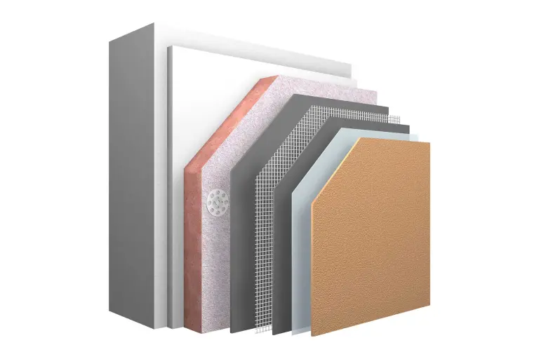 Systemaufbau mit StoTherm Resol mit allen Schichten