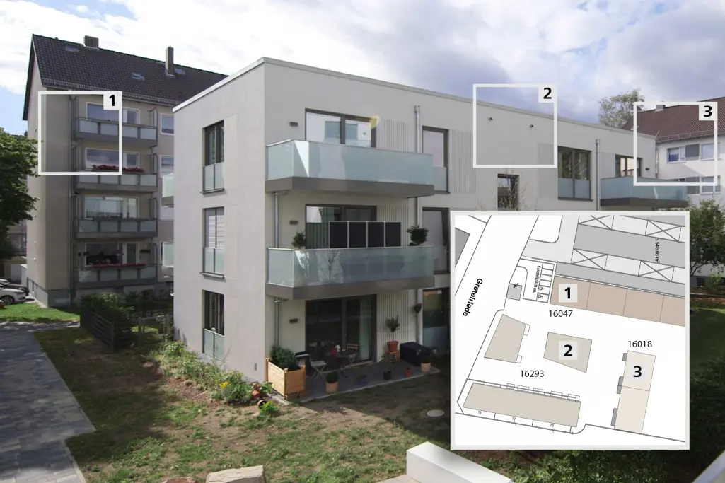 Farb- und Materialkonzept für Neubau