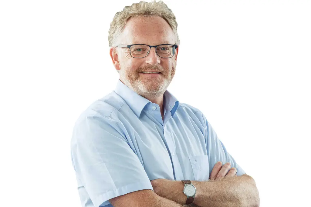 Porträtaufnahme Leiter Entwicklung mineralische Produkte bei Sto. Ökologisches Innenputzsystem