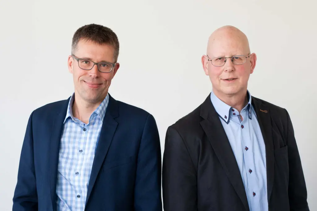 Sto Projektmanager Dirk Meier-Plate und Dieter Kellermann