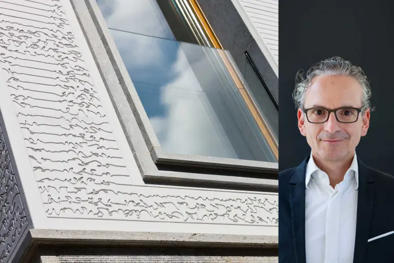 Digitale Fassadengestaltung mit an einem Fachwerkhaus, mit Architekt 