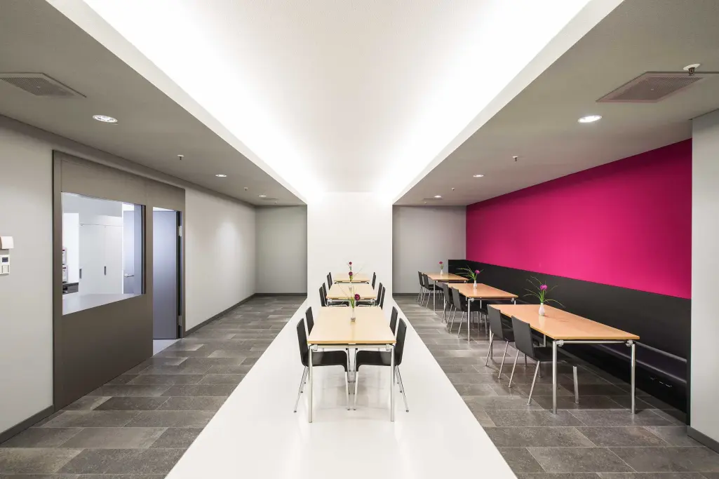 Ein Raum ist mit StoSilent Direct zur Optimierung der Raumakustik ausgestattet