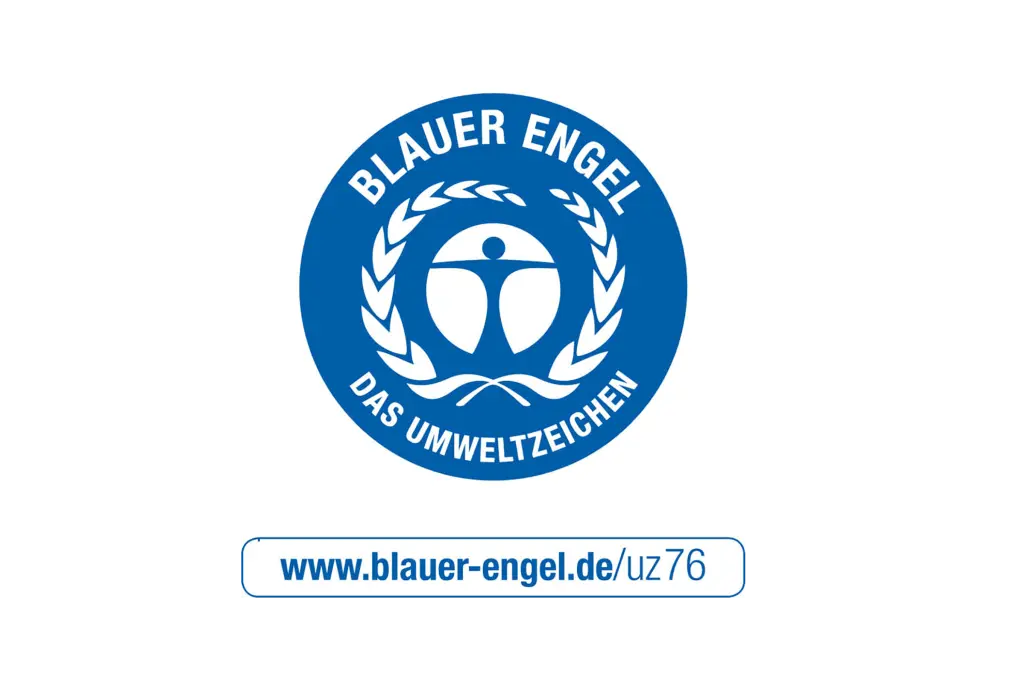Umweltzeiichen "blauer Engel" für Trägerpallte StoCarrier Aero