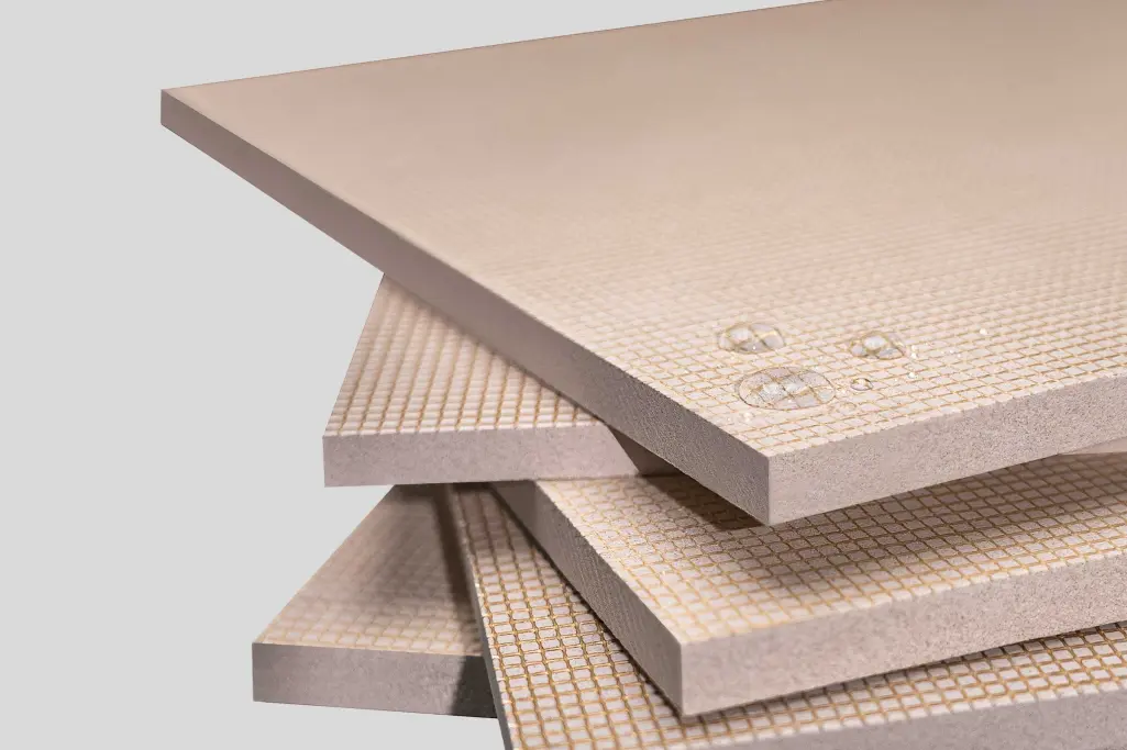 Stapel Trägerplatten, Leichtbauplatte StoCarrier Hydro für hohe Belastungen, hohe Feuchteresistenz