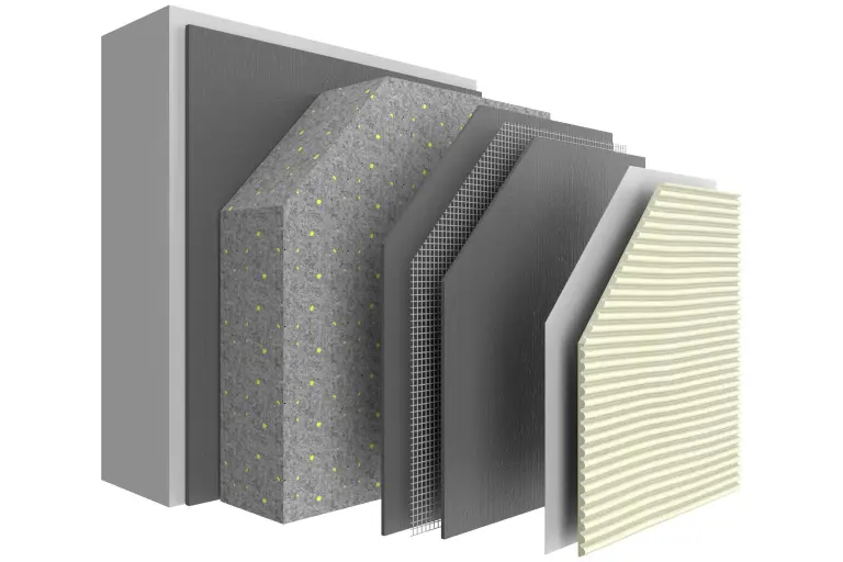 WDVS: Aufbau System StoTherm Vario mit allen Schichten