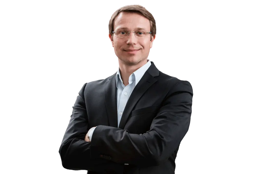 Portrait Leiter Nachhaltigkeit von Sto. Zitat zur VHF Trägerplatte