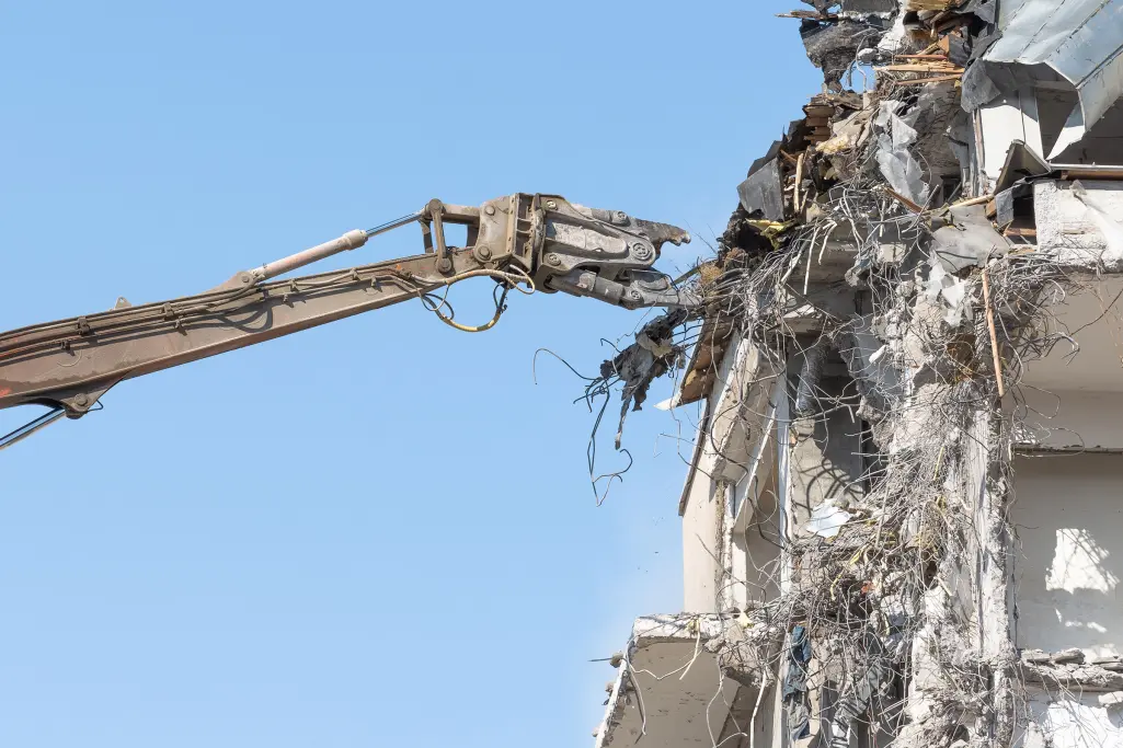 Rückbau eines Gebäudes, Produktende, Verwertungskonzept