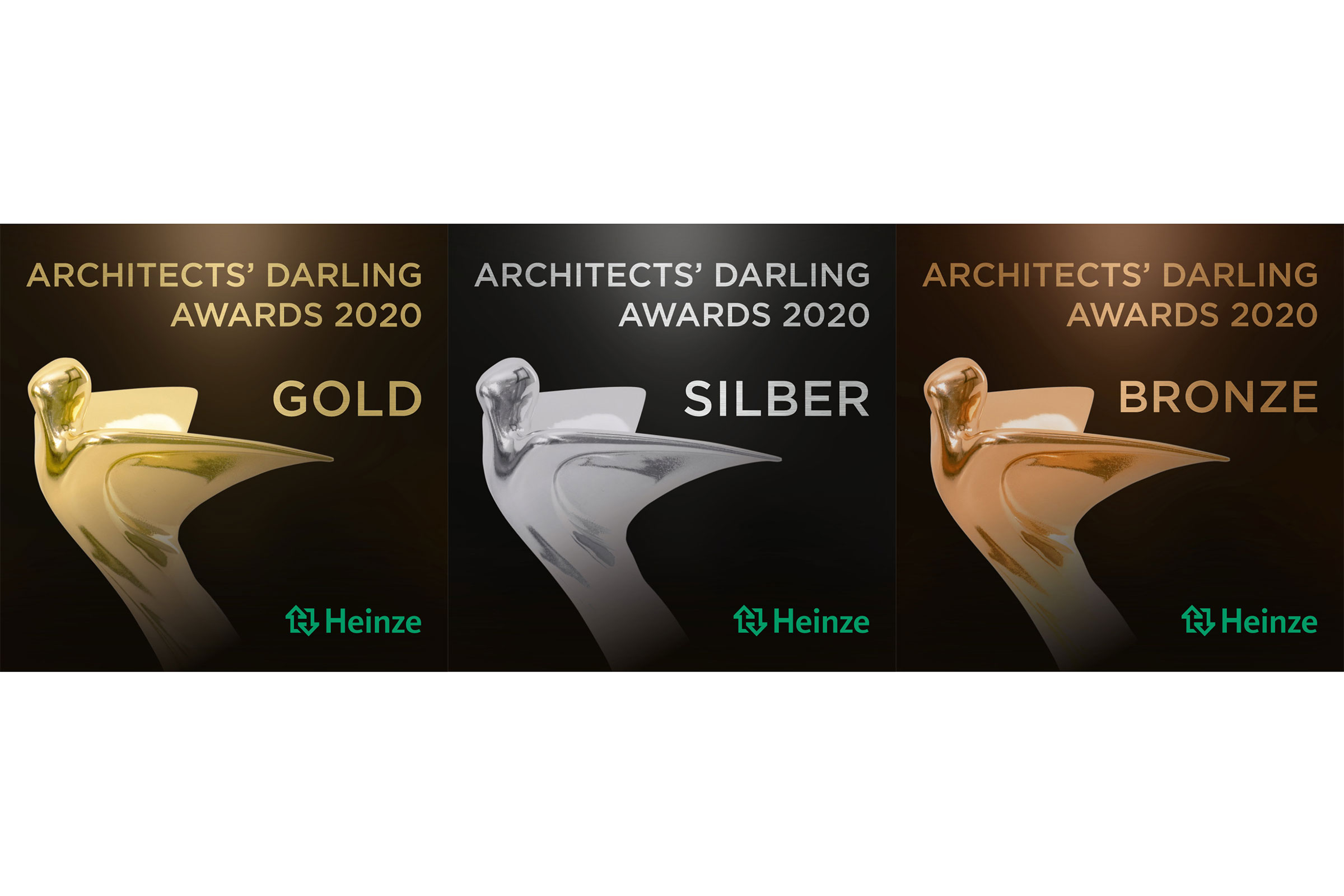 Sto mit Gold, Silber und Bronze bei den Architect’s Darlings