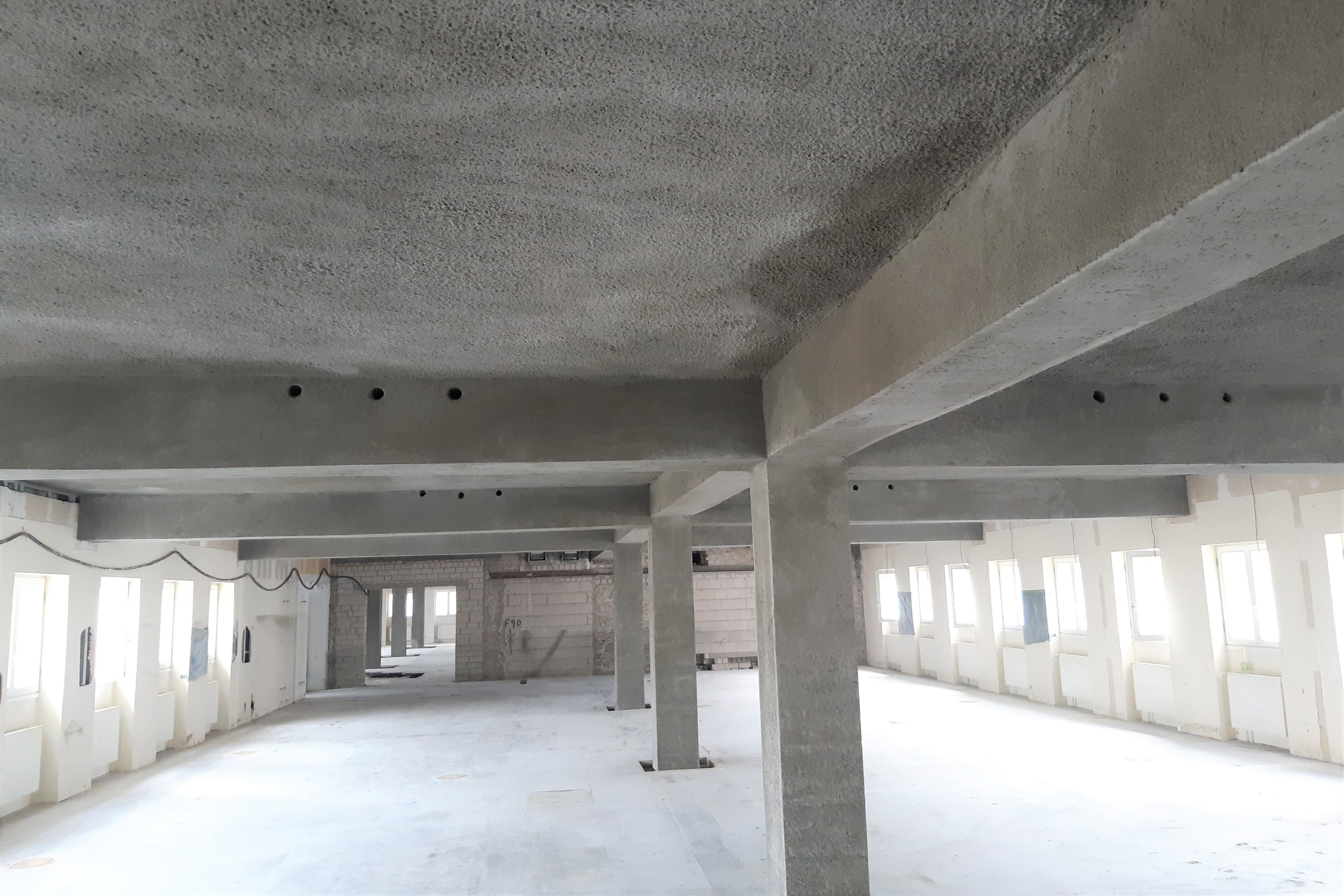 Rund 4.300 Quadratmeter wurden in Köln mit dem Trockenspritzbeton StoCrete TS 1 Bild: StoCretec GmbH