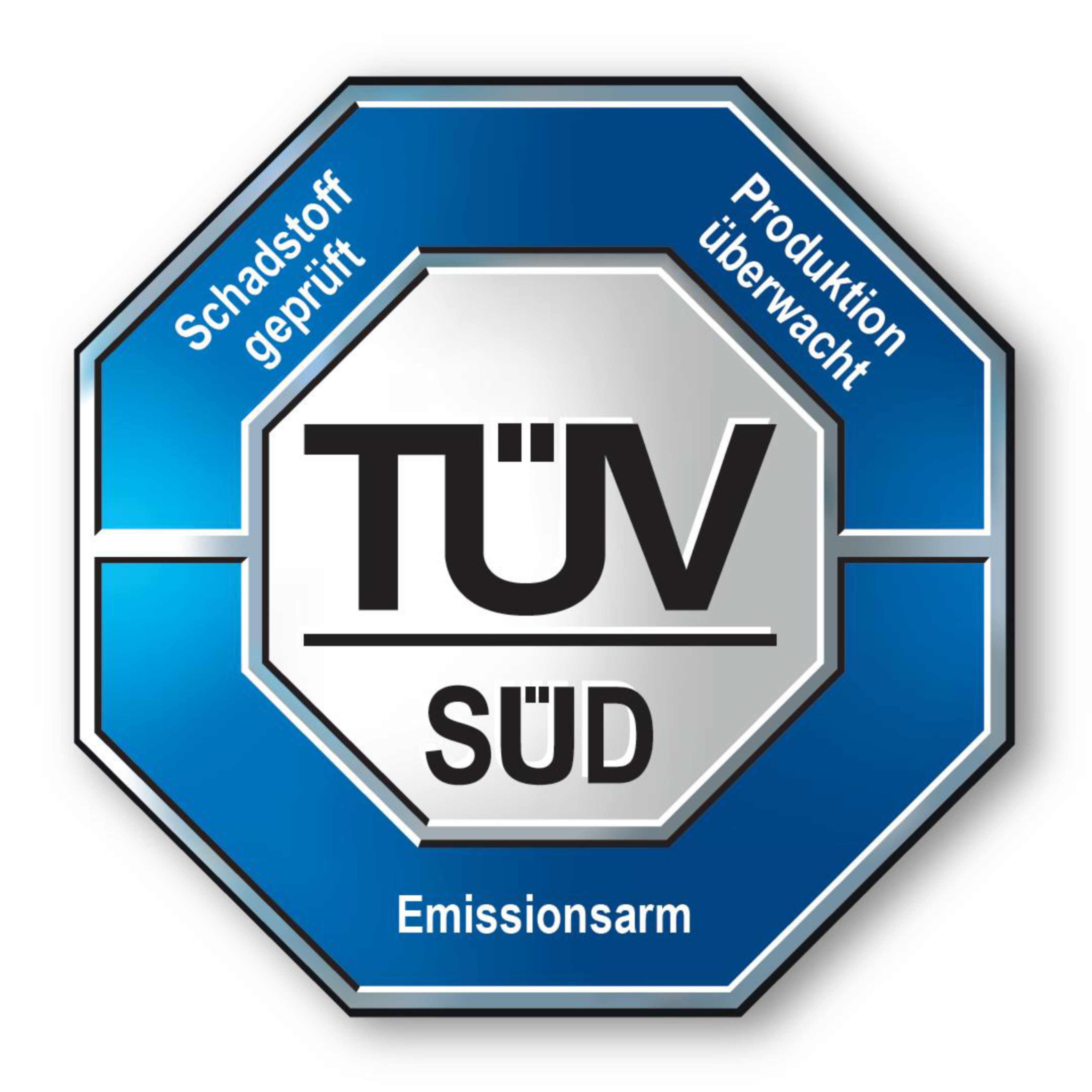 Der TÜV SÜD bestätigt die gesundheitliche Unbedenklichkeit der neuen Einschichtfarbe.