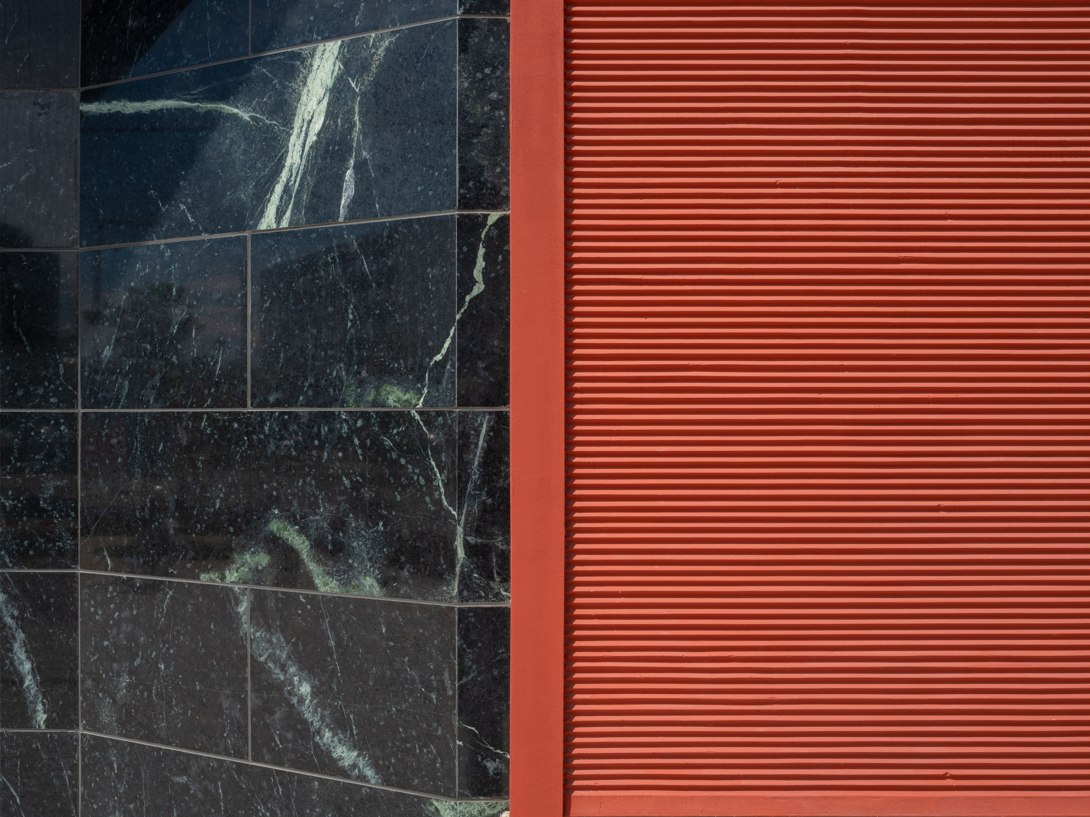 Detail Eingang Wohnungen.