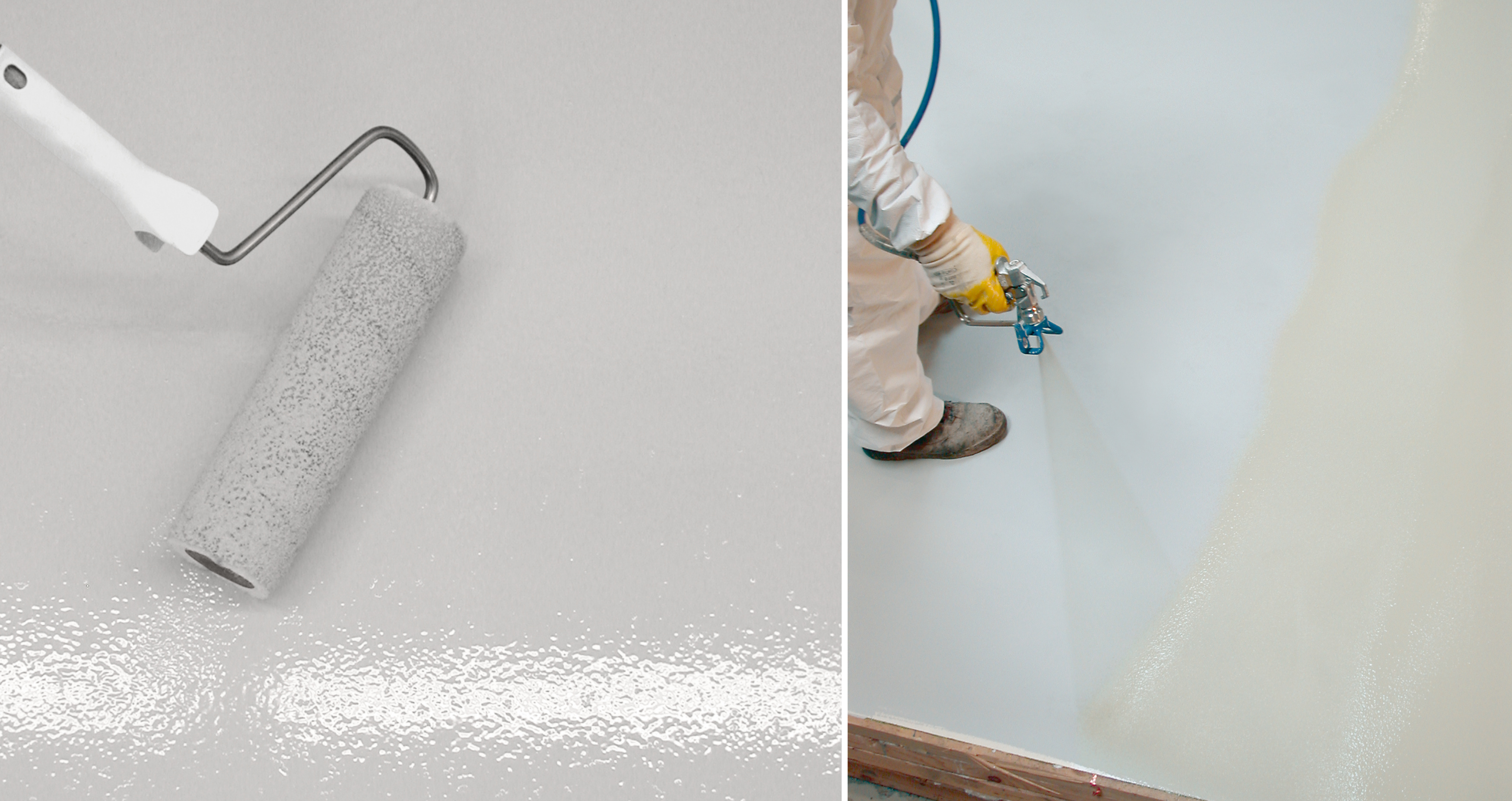 StoPox WL 113 lässt sich manuell oder im Airless-Spritzverfahren applizieren. Bild: StoCretec GmbH