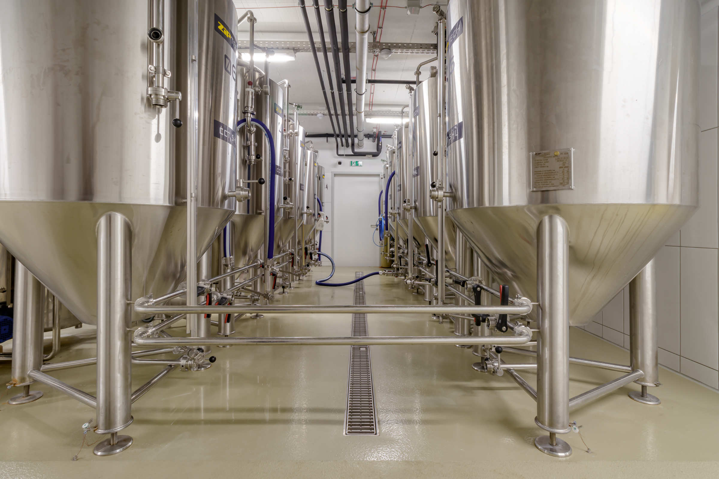 Das Bodensystem StoFloor Food KU 601 in der Schau-Brauerei.