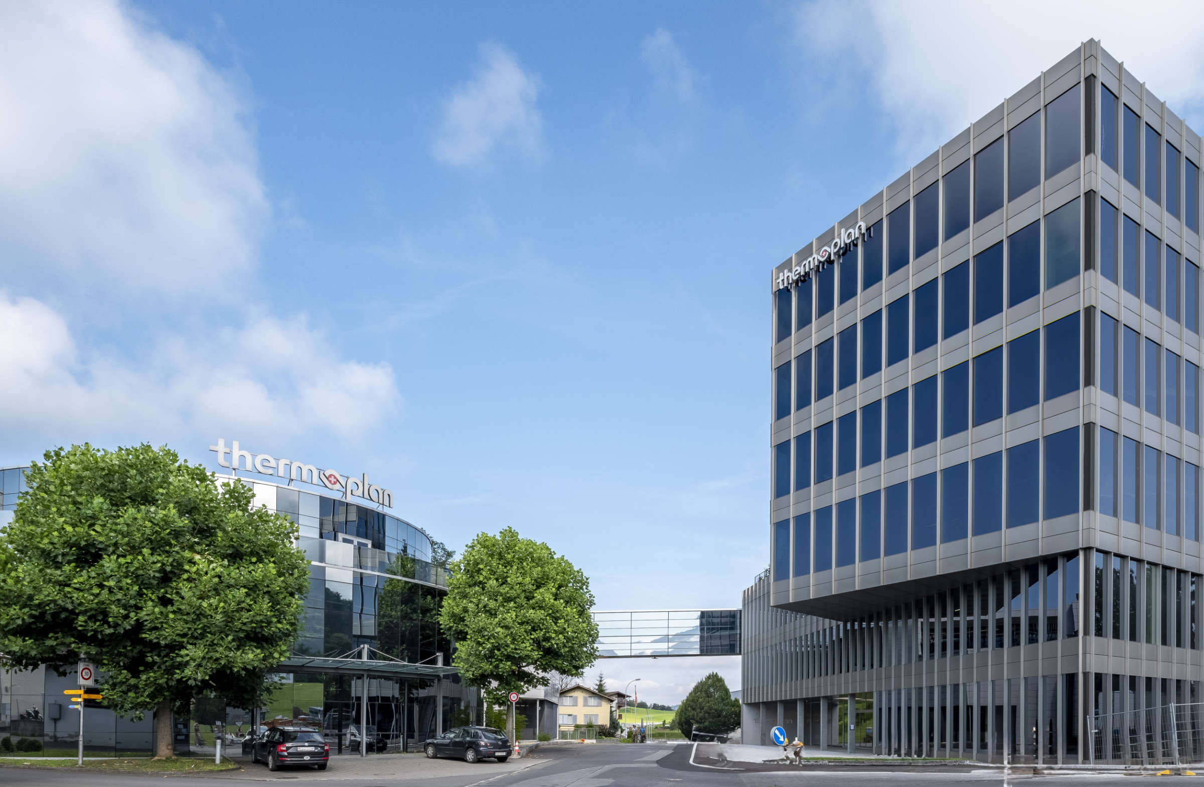 Architekturfoto: Das neue Werk „unique“ der Thermoplan AG in Weggis (CH)