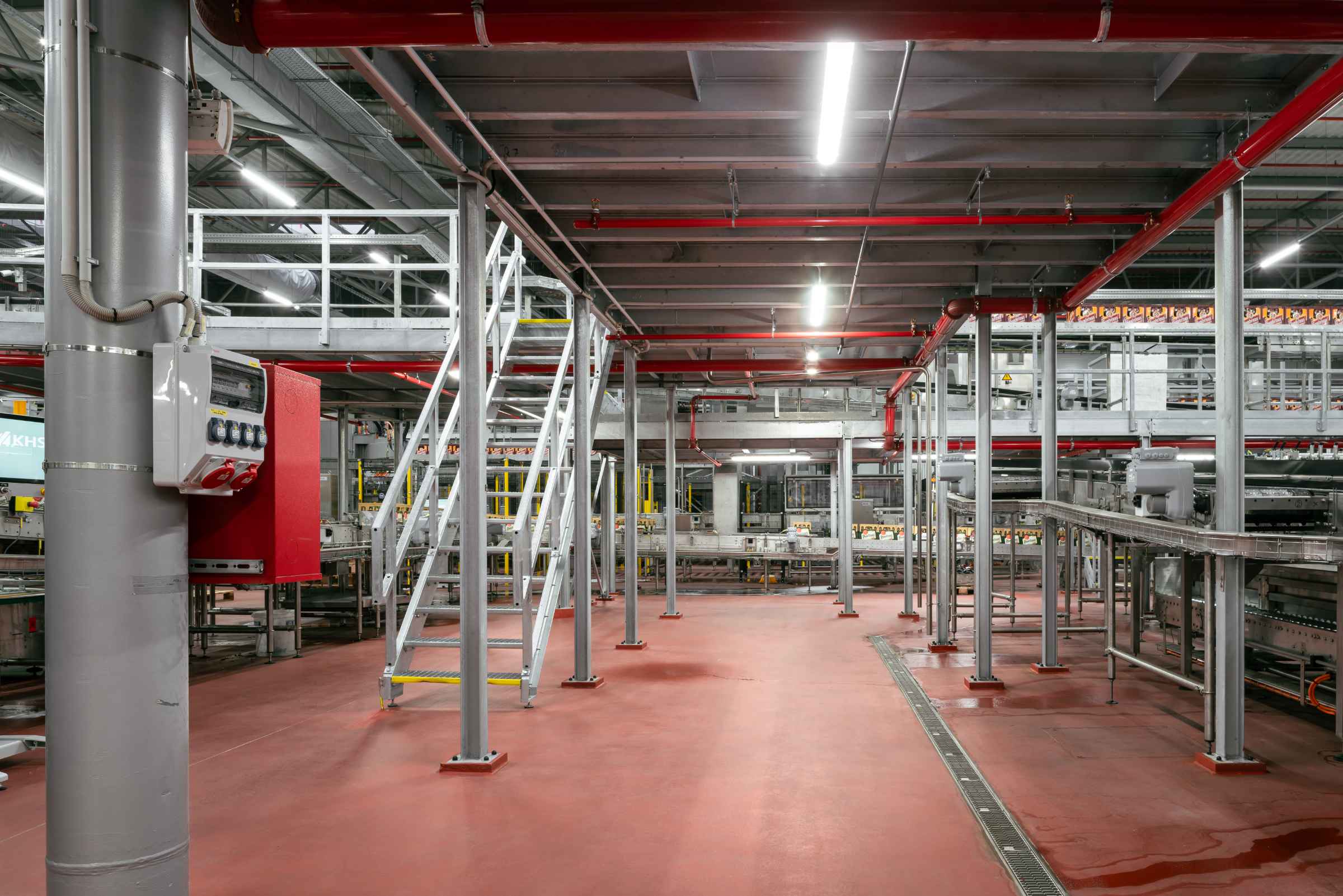 Brauerei Plzeňský Prazdroje in Pilsen: Der Boden (StoFloor Food PU 205 SR) 