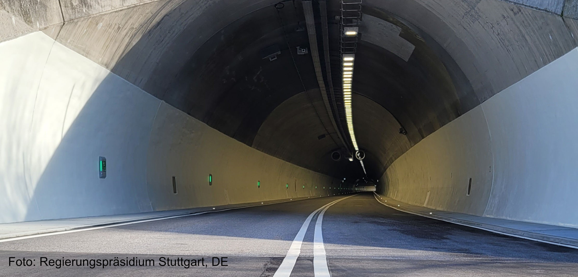 Blick in den Schemelsbergtunnel