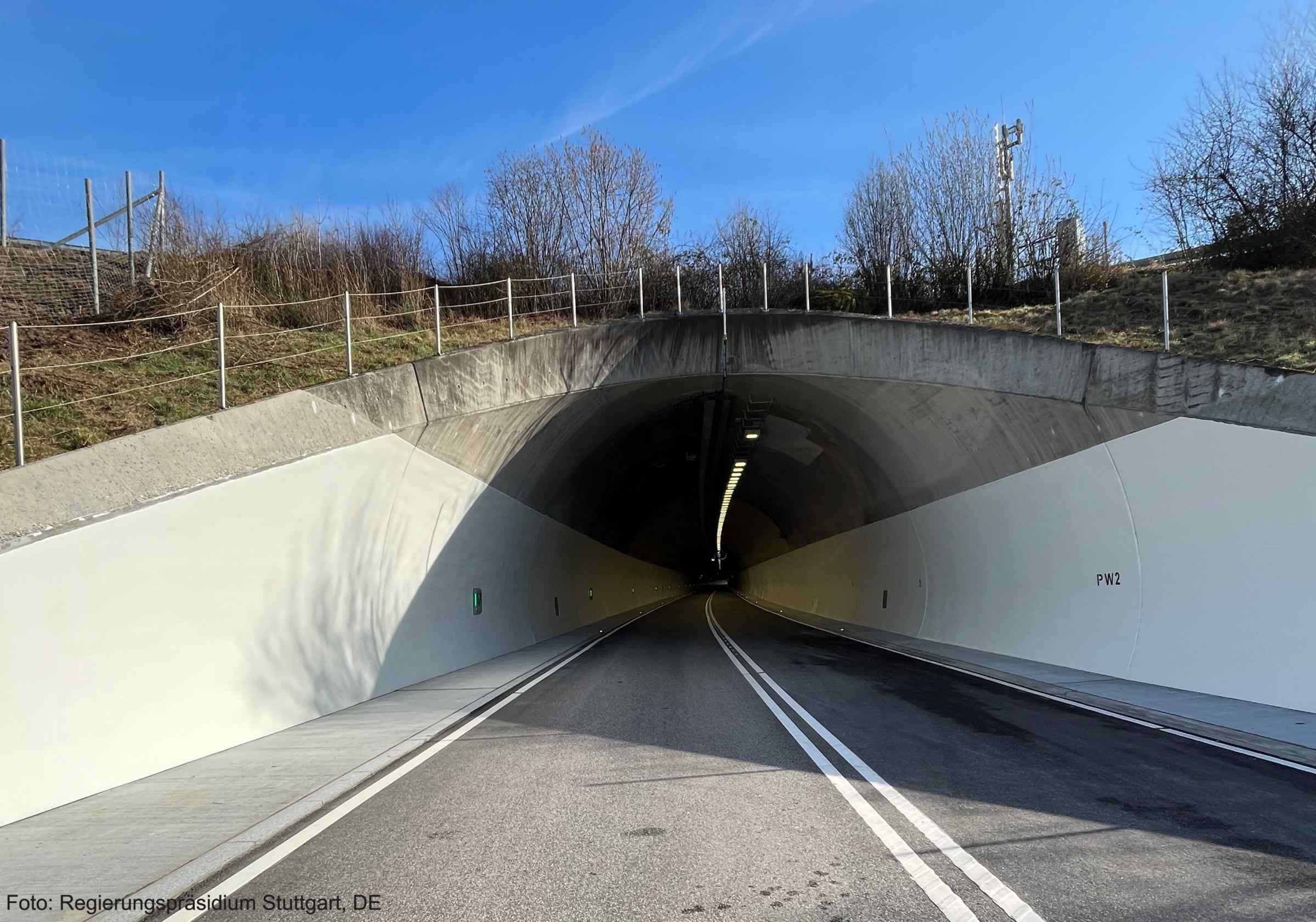 Blick in den Schemelsbergtunnel