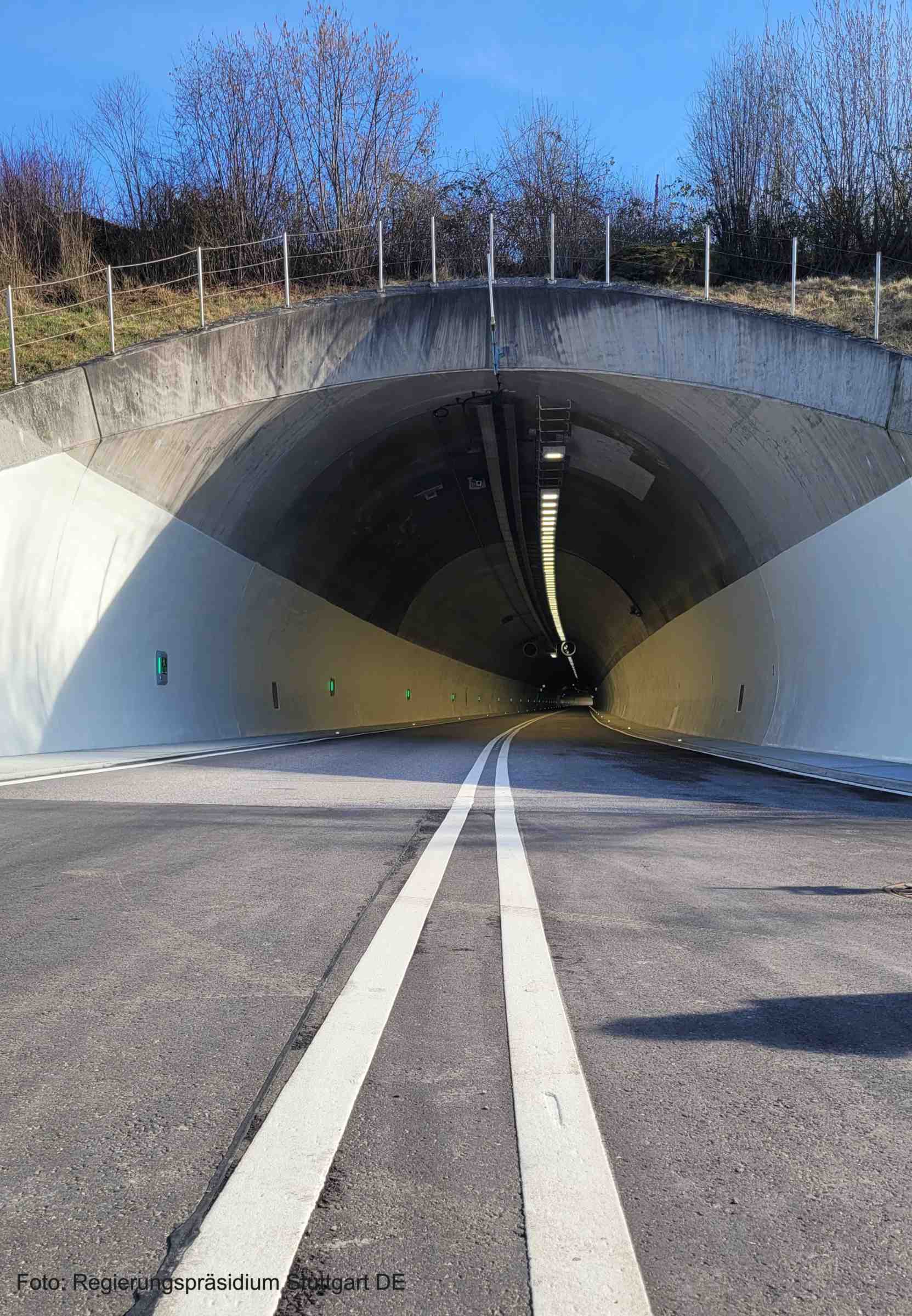 Blick in den Schemelsbergtunnel