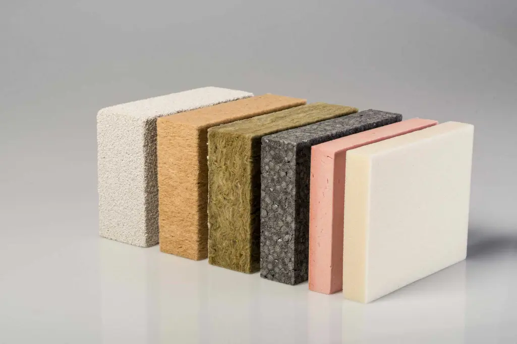 Dämmstoffübersicht von Sto. Fassadenelemente passend für jeden Dämmstoff.