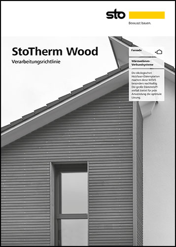 Titelbild: StoTherm Wood Verarbeitungsrichtlinie