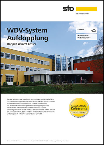 Titelbild: WDV-System Aufdopplung Doppelt dämmt besser