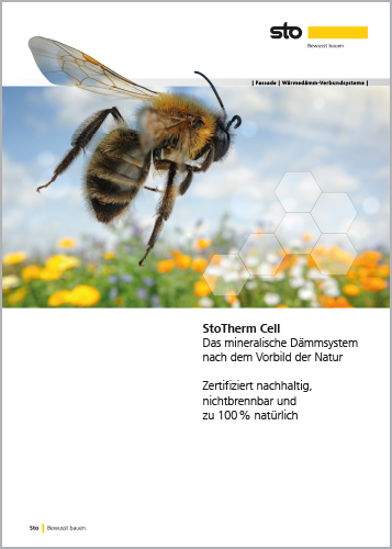 Titelbild: StoTherm Cell Das mineralische Dämmsystem nach dem Vorbild der Natur