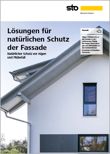 Titelbild: Lösungen für natürlichen Schutz der Fassade Natürlicher Schutz vor Algen und Pilzbefall