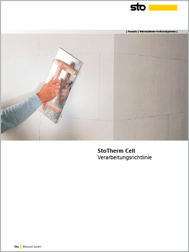 Titelbild: StoTherm Cell Verarbeitungsrichtlinie