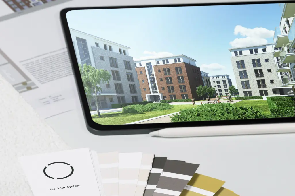 Digitale Tools zur Visualisierung von Projekten mit dem StoColor System: StoColorix-App 