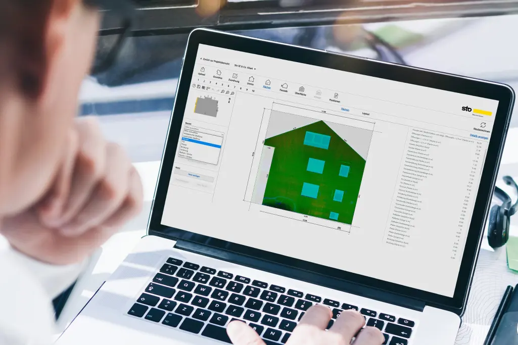Digitale Flächen- und Mengenermittlung für detailgenaue Planung von Sanierungs- und Fassadenprojekte