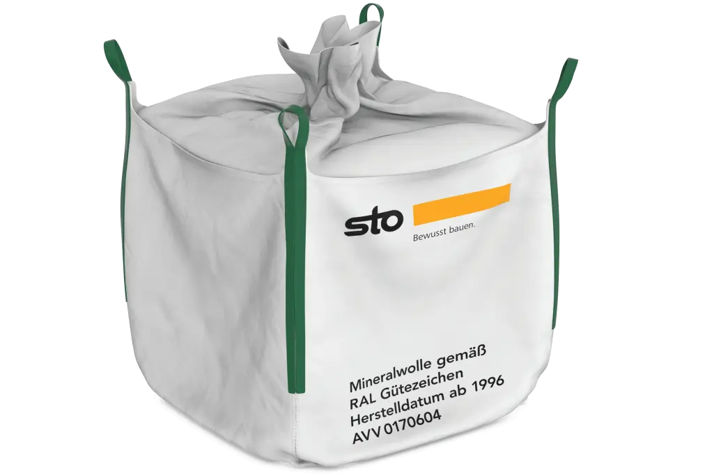 Recyclingsack für Sto Steinwolle-Dämmstoffreste