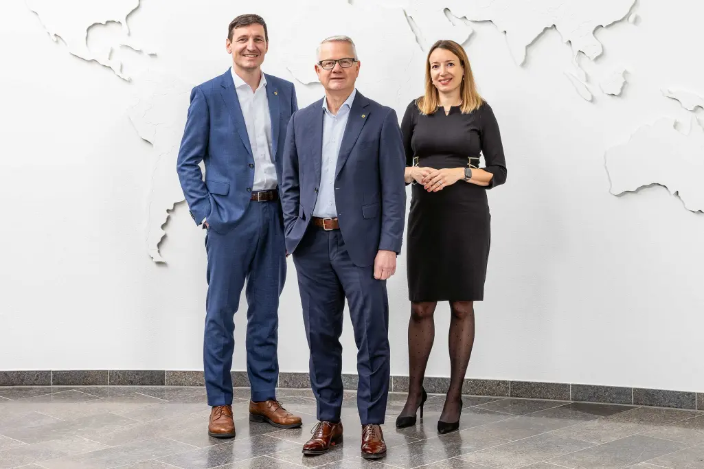 Gruppenfoto des Vorstands der Sto SE & Co. KGaA